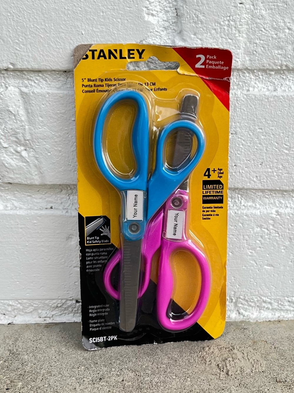 Stanley Kids Scissors Pack of 2 New Sealed